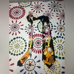 Garfield and Friends (Black) Paws Addiction Ties Necktie